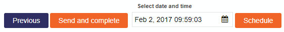 Scheduled campaign Scheduled campaign
