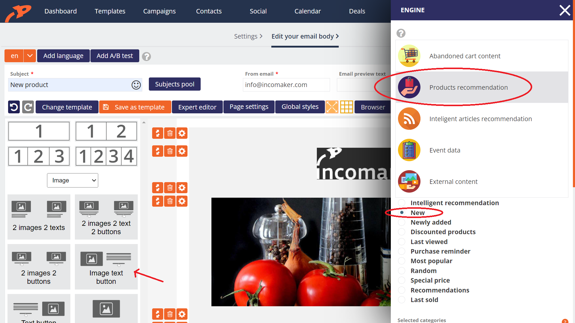 Reaktivace - vložení widgetu s novinkami Reaktivace - vložení widgetu s novinkami