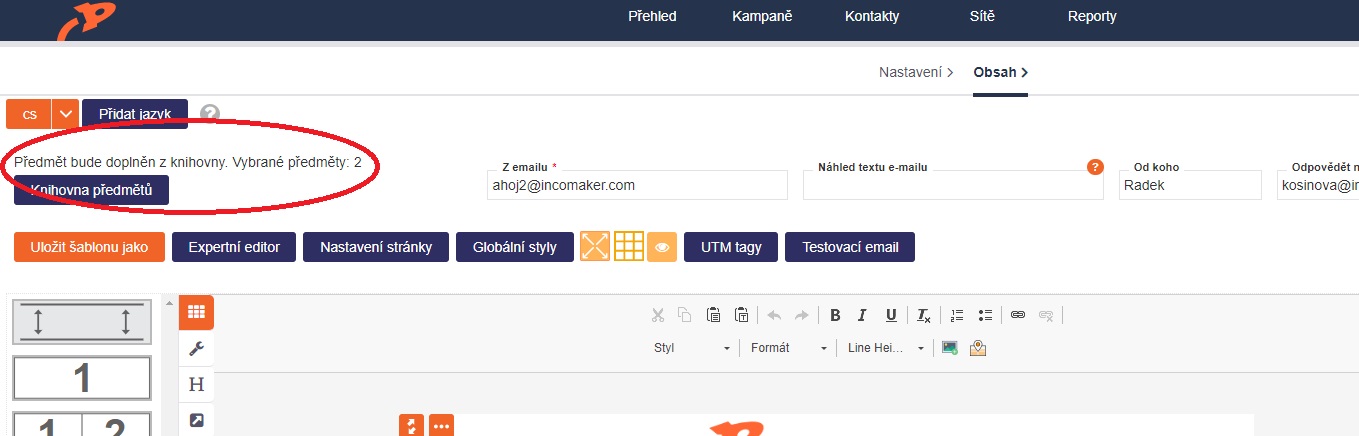 Knihovna předmětů Knihovna předmětů