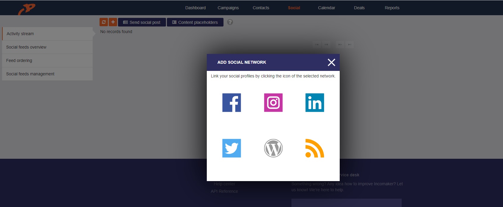 Connect your Facebook Connect your Facebook