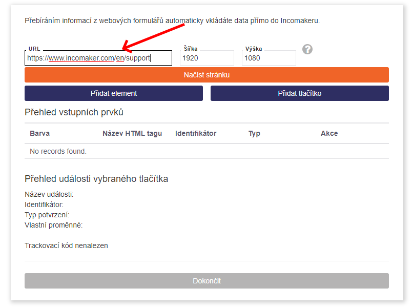 Sběr dat - URL Sběr dat - URL
