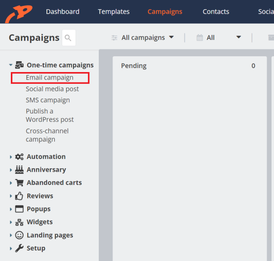Emailová kampaň Emailová kampaň