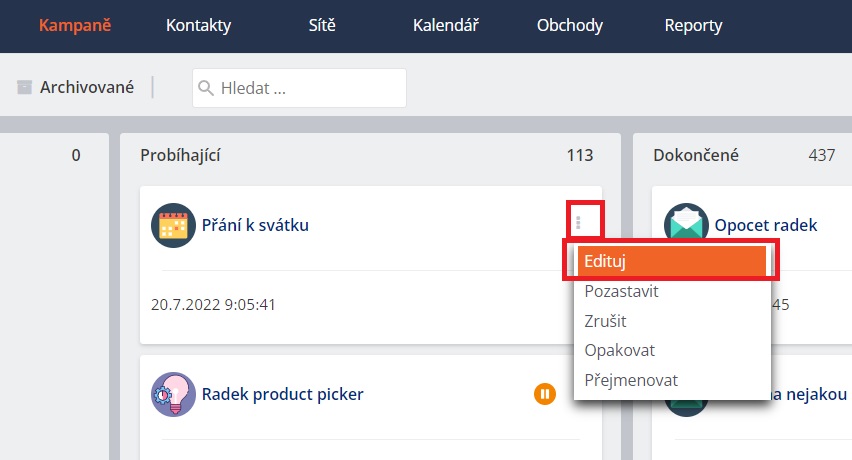 Opuštěný košík Opuštěný košík